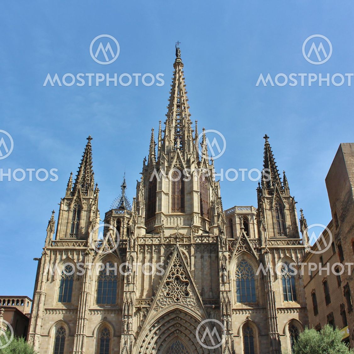 "Katedralen i Barcelona" fra Maria Groth Mostphotos