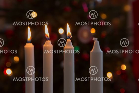 4 adventsljus Adventsljus" By Gunnar Stenberg - Mostphotos