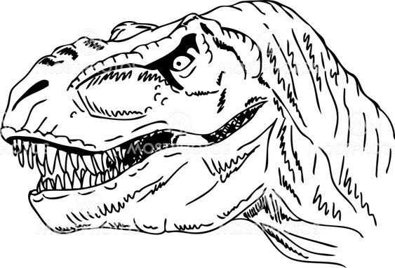 "hoved dinosaur" fra Pavel Bortel Mostphotos