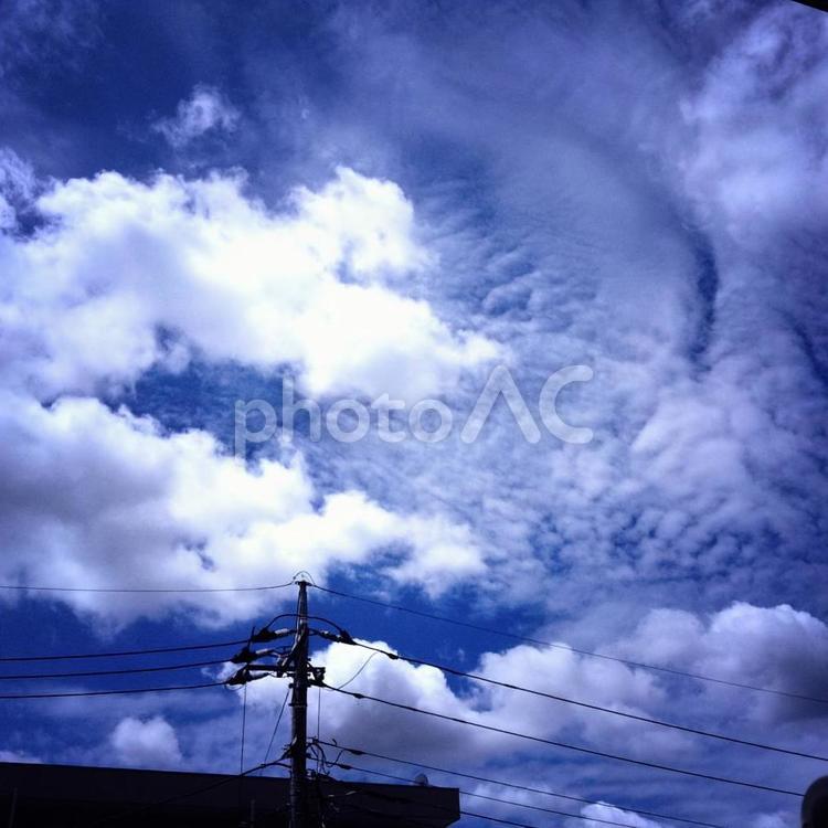 遠近のある雲 - No: 25968701|写真素材なら「写真AC」無料(フリー)ダウンロードOK