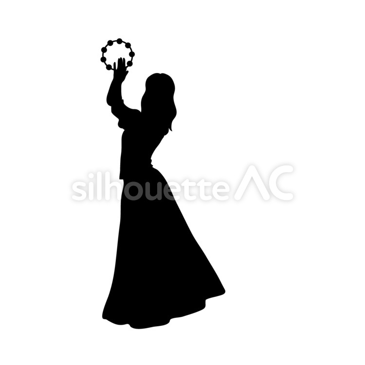 Tambourine 115133 Free Download silhouetteAC
