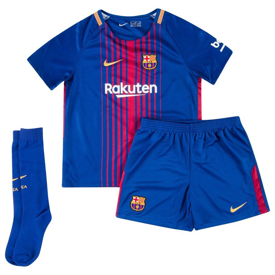 Barcelona Home Shirt 2017/18 MiniKit Kids