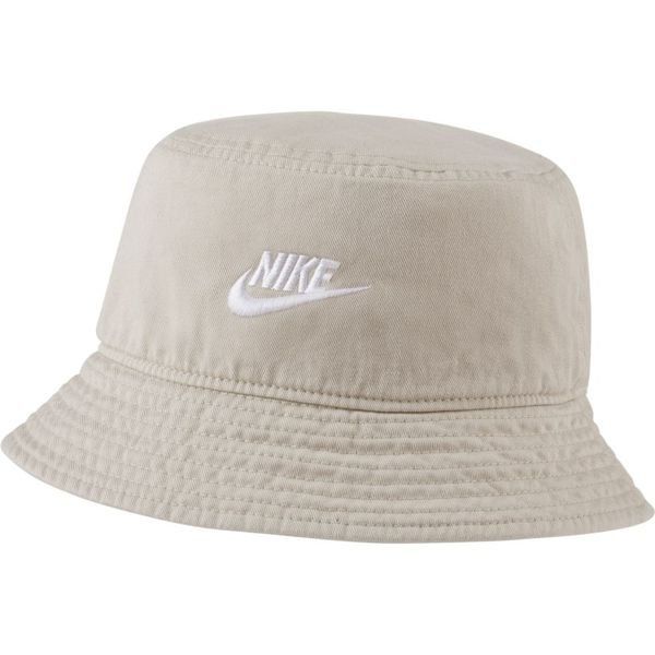 Nike Bucket Hat NSW Futura Light Bone/White