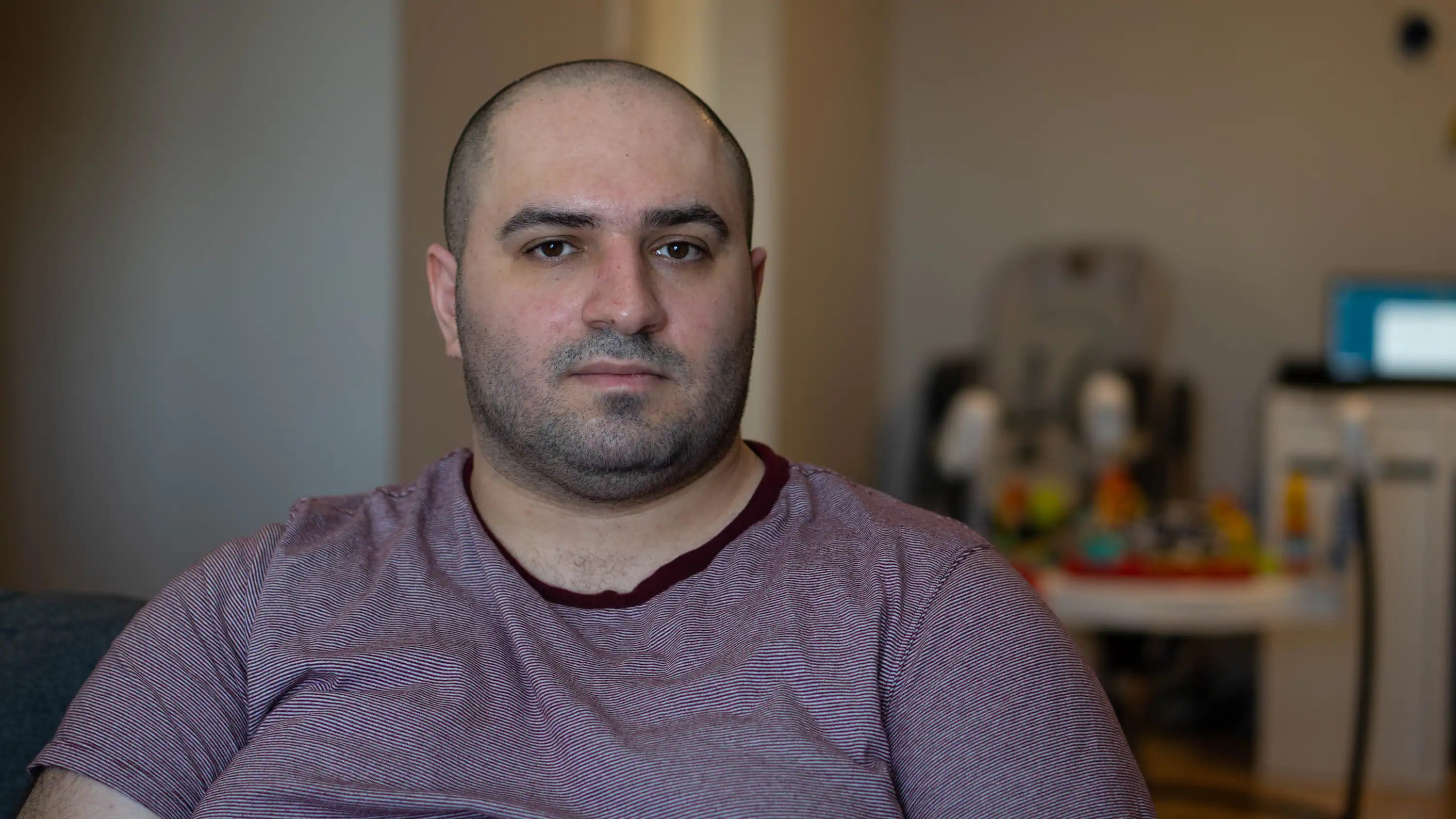 He developed a skin condition after his COVID19 vaccination. Now, he