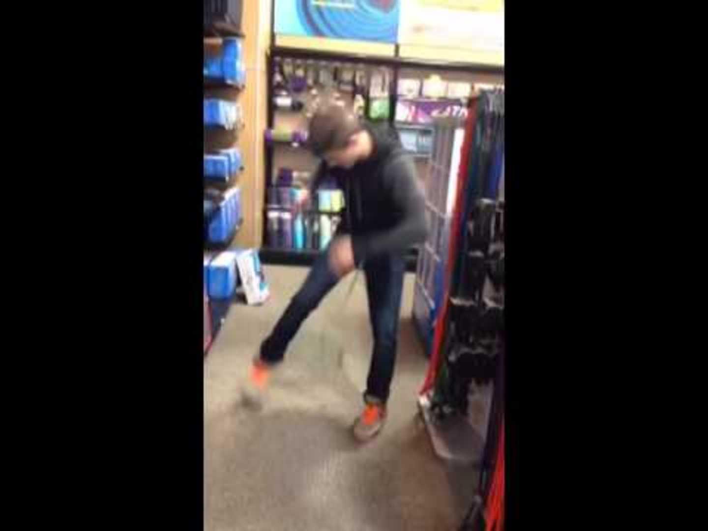 Guy Hurts Nuts with Resistance Band Jukin Media Inc