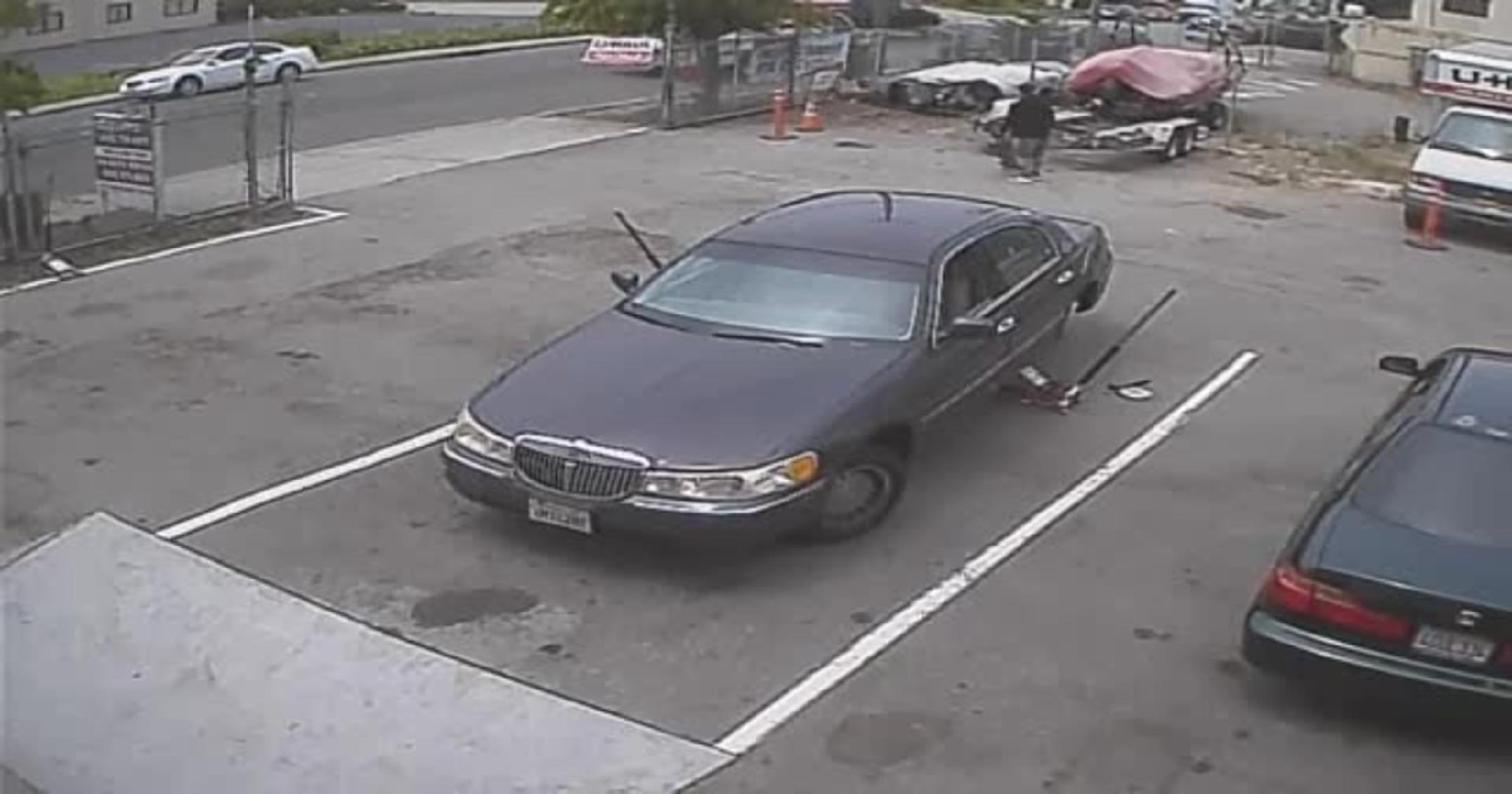 Car Gets Stuck in Reverse in Parking Lot Jukin Media Inc