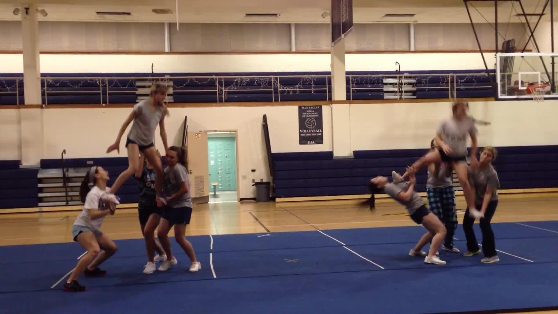 Cheerleading Lift Stunt Drop Fail Jukin Media Inc