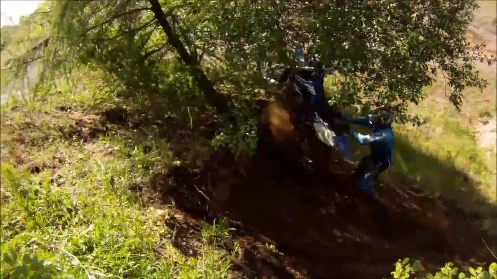 Yamaha Dirt Bike Gets Stuck in Tree Jukin Licensing