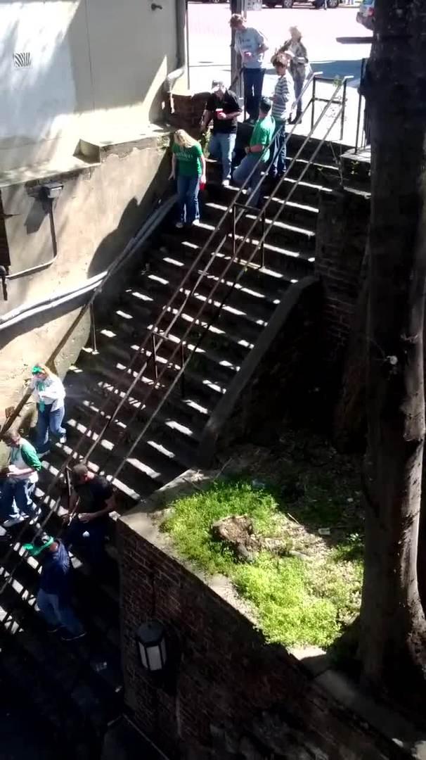 Drunk Guy Falls Down Stairs Jukin Media Inc