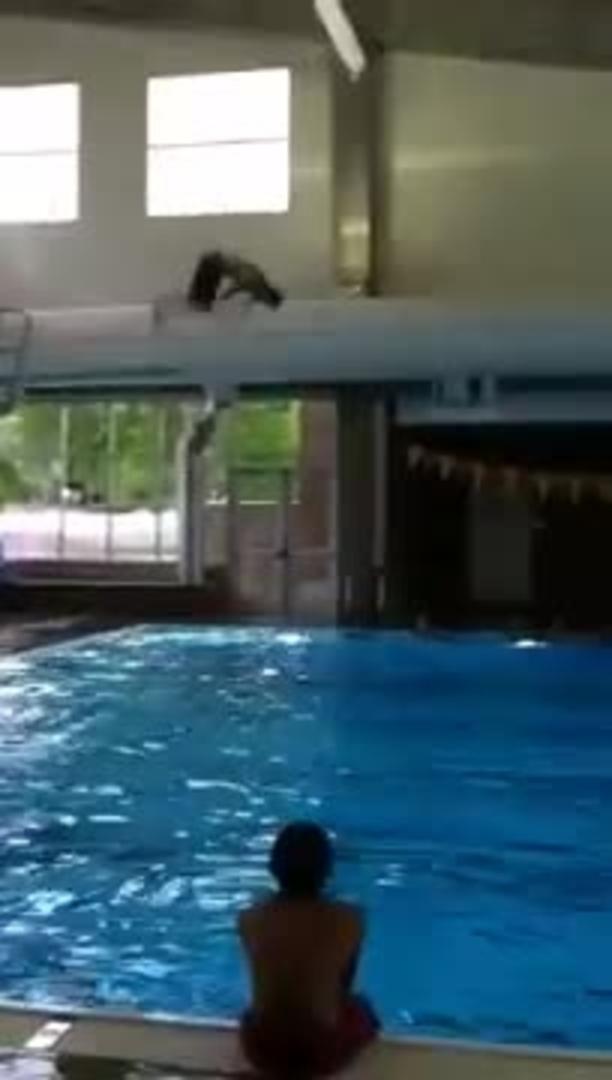 Diving Board Multiple Flip Faceplant Fail Jukin Licensing