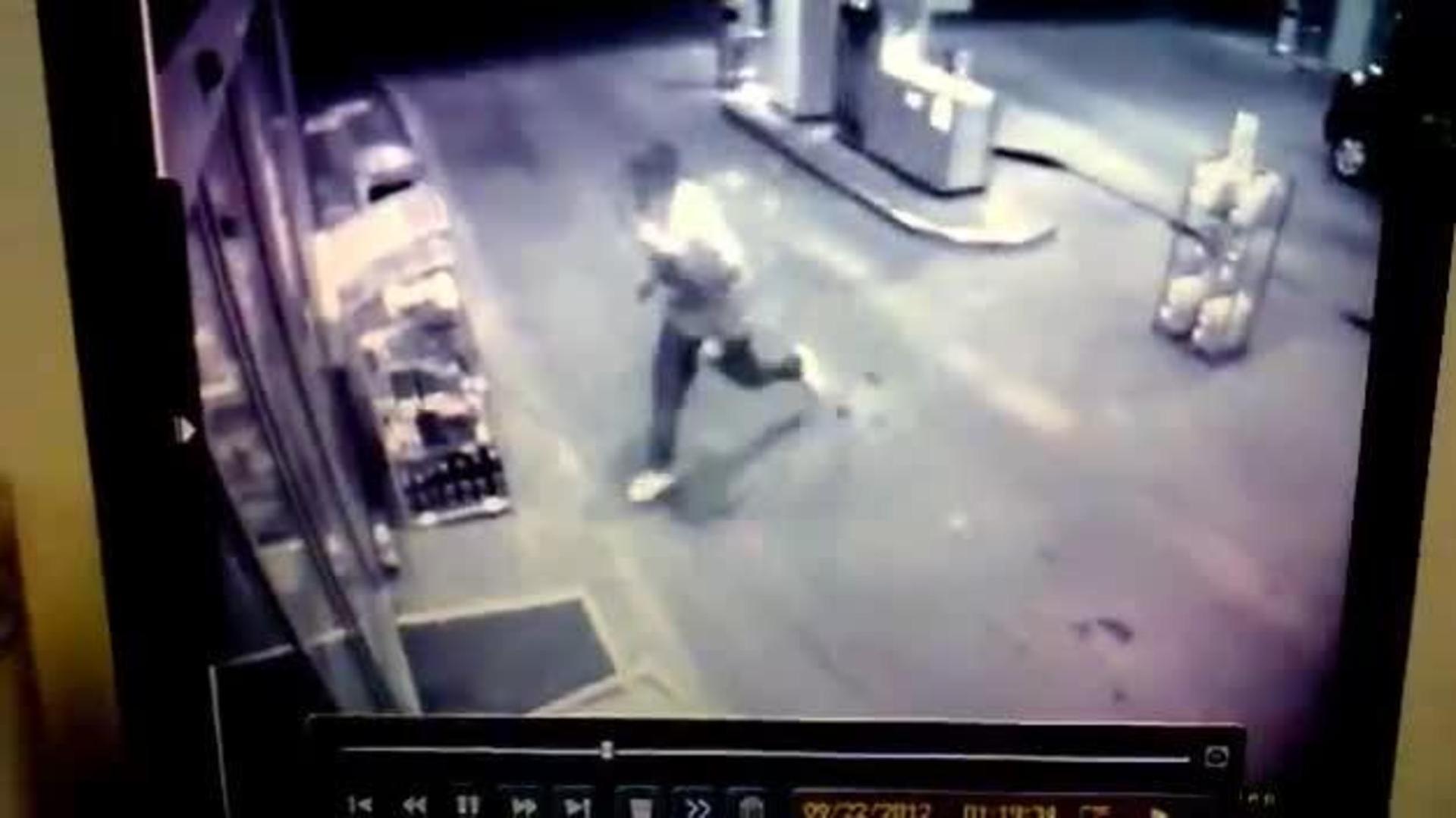 Drunk Runs into Glass Door on Security Cam Jukin Licensing