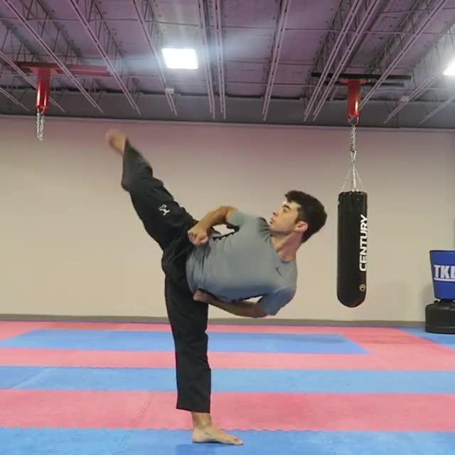 Guy Practices Kicks Jukin Licensing