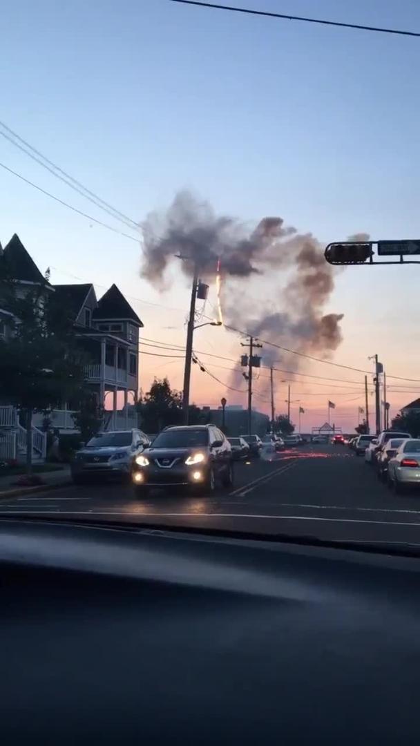 Wildfire Causes Explosions When it Hits Power Lines Jukin Media Inc