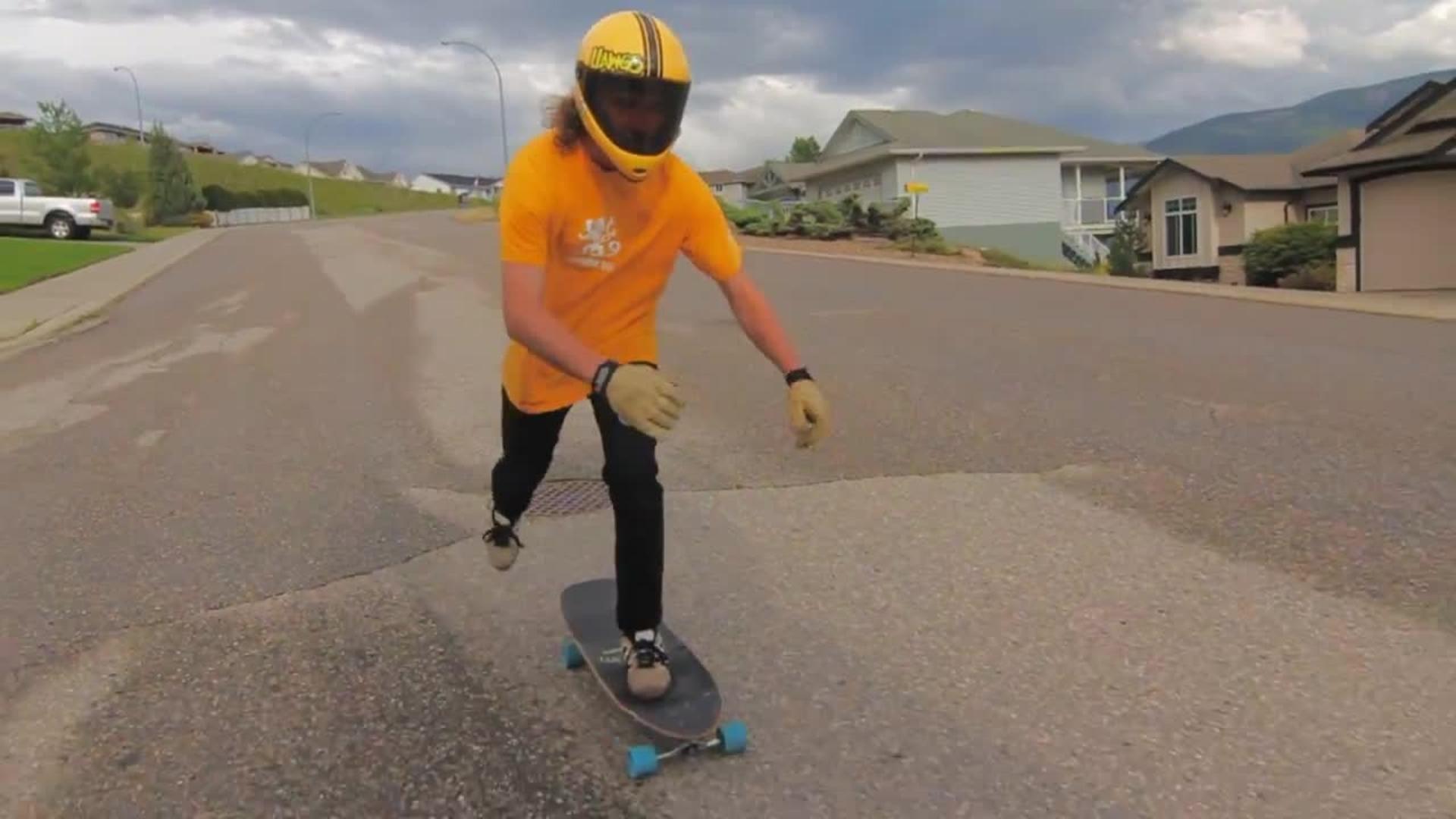 Longboarder Rides Downhill Too Fast and Crashes Jukin Media Inc