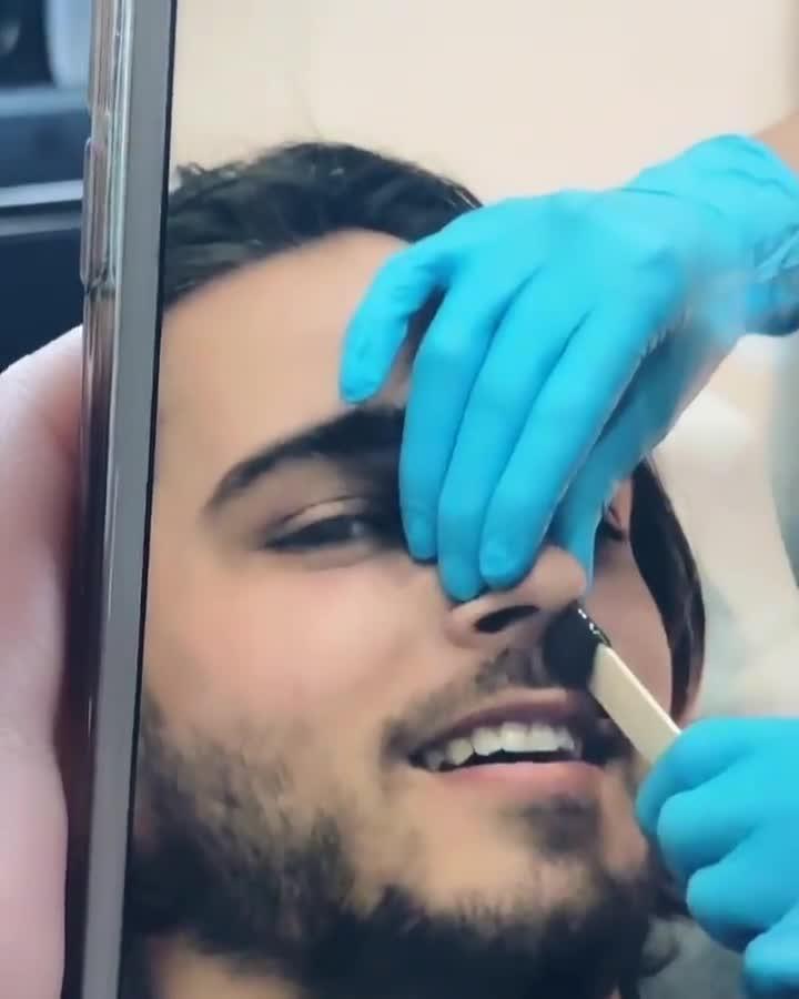 Guy Gets Nervous While Getting Nose Hair Waxed At Home Jukin Media Inc