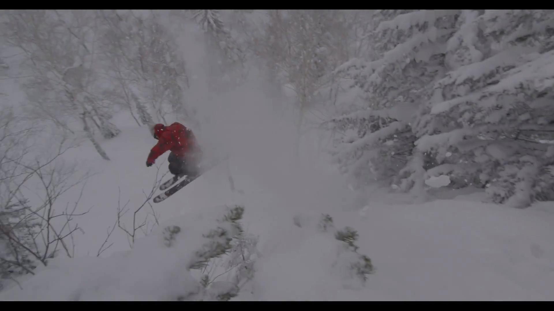 Skier Crashes Downhill After Jumping Off Edge Jukin Media Inc