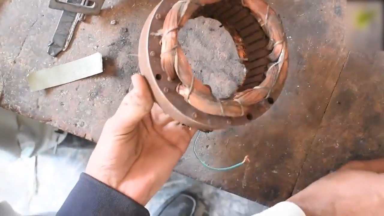 12YearOld Boy Fixes Old Electric Motor And Makes It Brand New Jukin