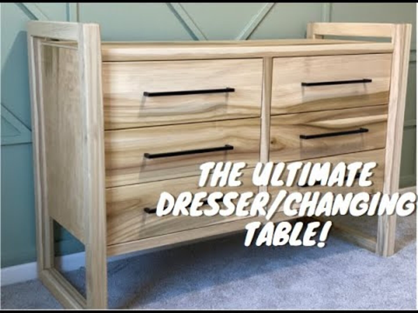 Man Builds Modern Dresser Table for Nursery Jukin Licensing