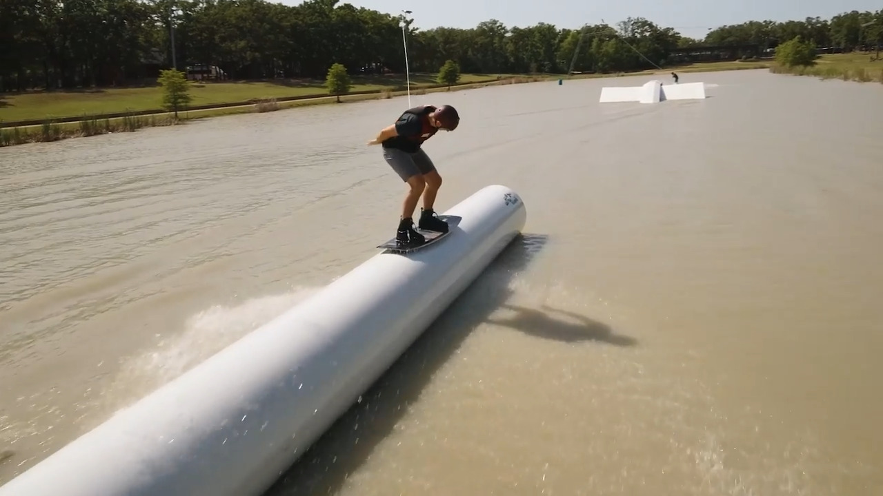 Guys Perform Tricks While Wakeboarding Along Obstacles Jukin Licensing