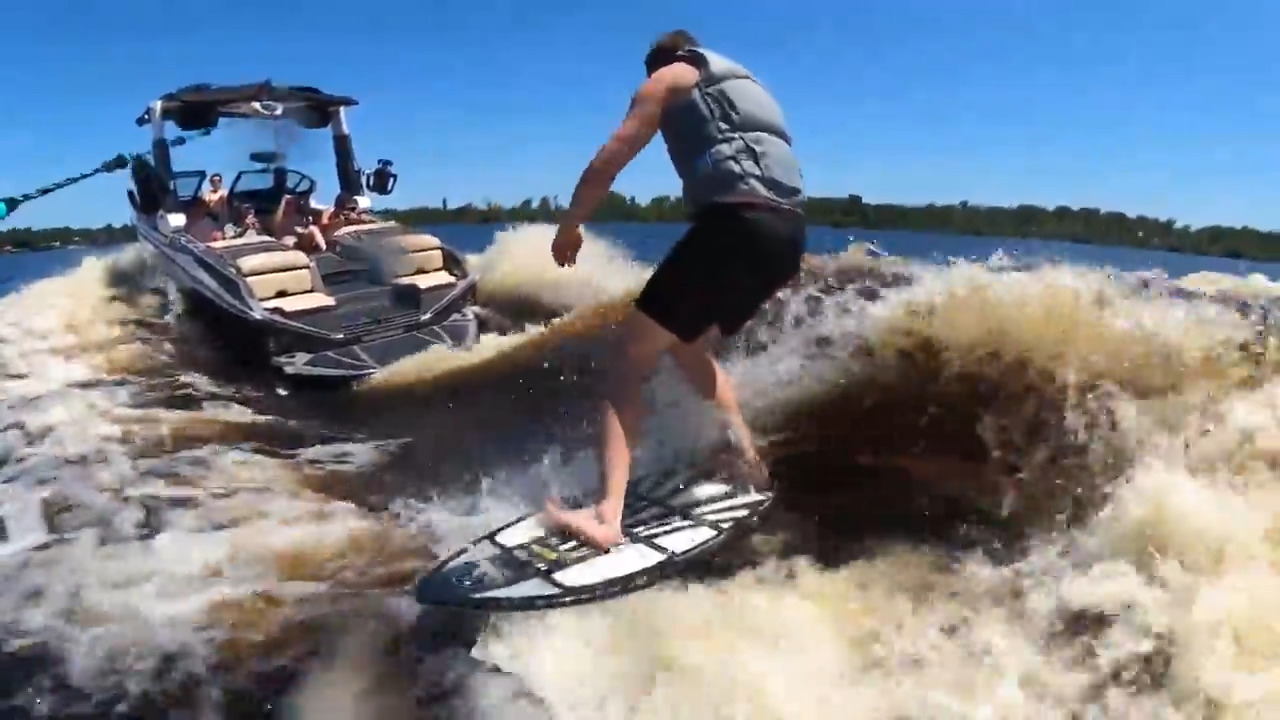 Guy Shows Impressive Surfing Tricks on Wakeboard Jukin Licensing