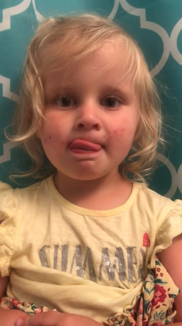 Toddler Denies Eating Blueberries But Her Face Says it All Jukin