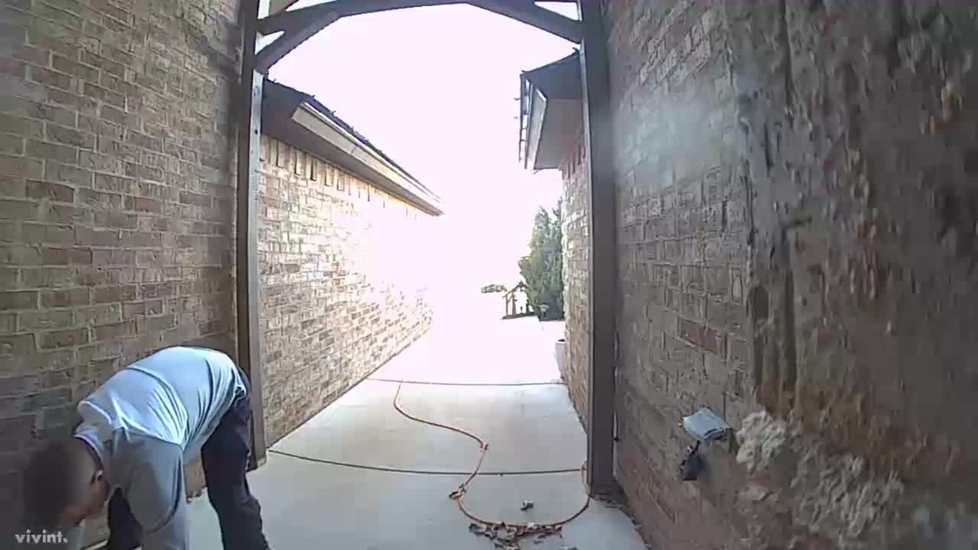 Guy Gets Hit by Sign While Cleaning Front Porch Jukin Licensing