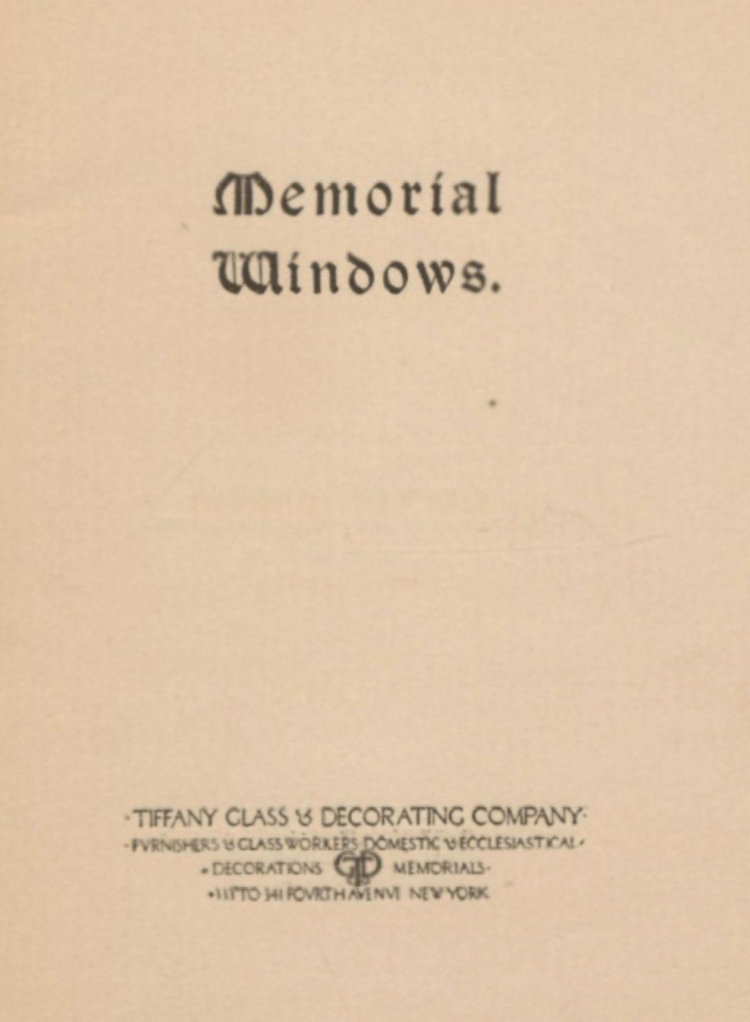 Tiffany Memorial Windows