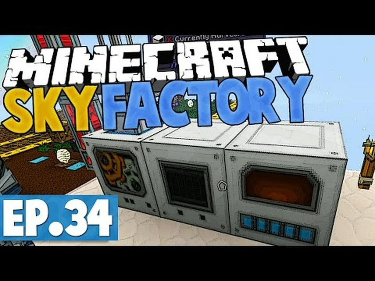 Minecraft Sky Factory 2.5 AUTO LOOT BAG OPENING! 34 [Modded Skyblock]