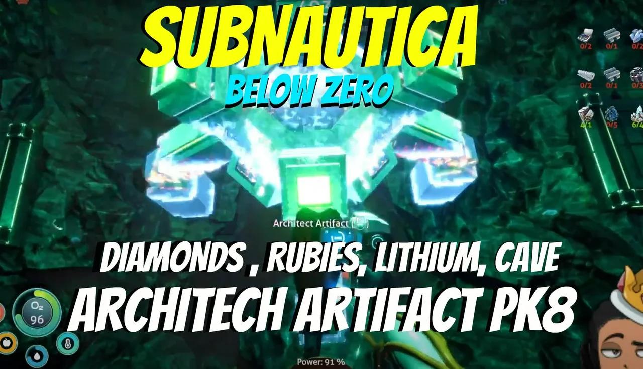 SubNautica '' Below Zero'' Architech Artifact PK8
