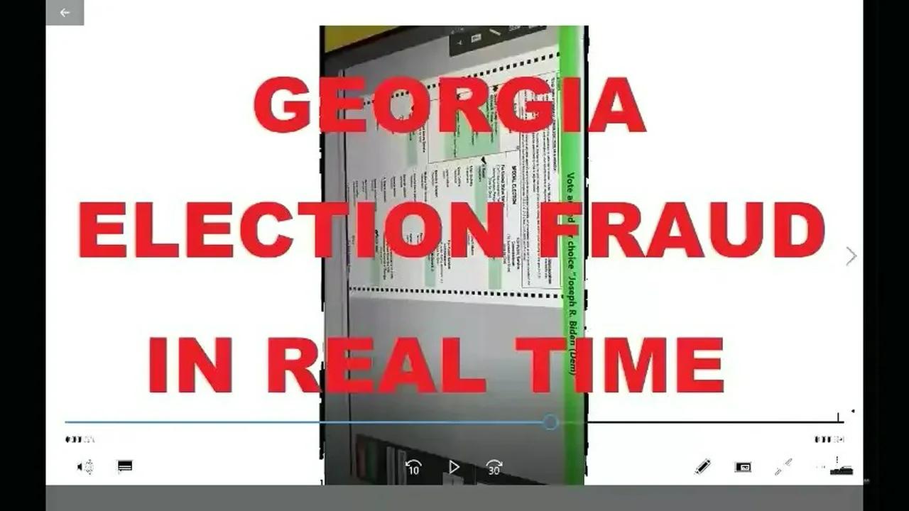 VIDEO EVIDENCE Election Fraud Caught In Real Time