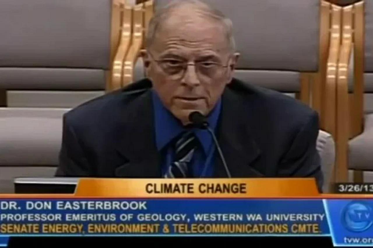 Professor Dr. Don J. Easterbrook Debunks 'Climate Change'