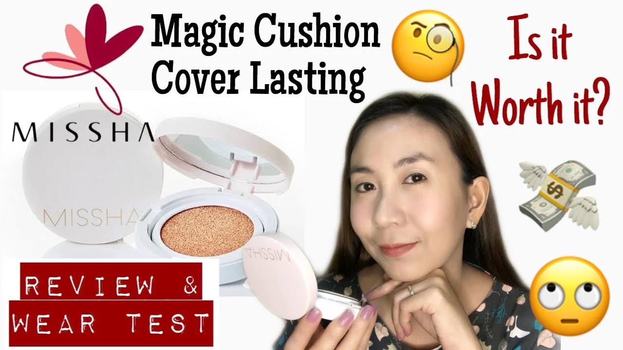 MISSHA MAGIC CUSHION COVER LASTING FOUNDATION REVIEW AND WEAR TEST