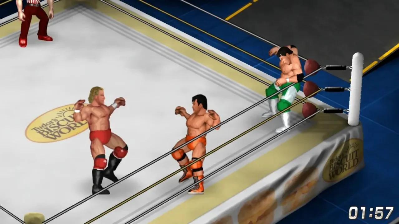 Kenta Kobashi vs. Mitsuharu Misawa vs. Sid Vicious (Fire Pro Wrestling