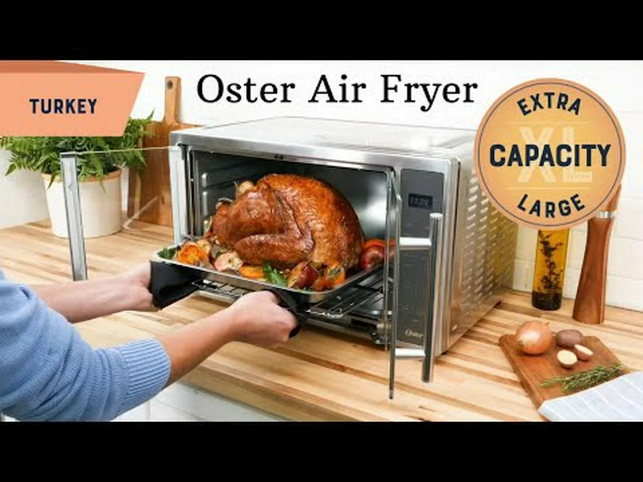 Oster Air Fryer Countertop Toaster Oven , Bake,Broil,Toast,Rotisserie