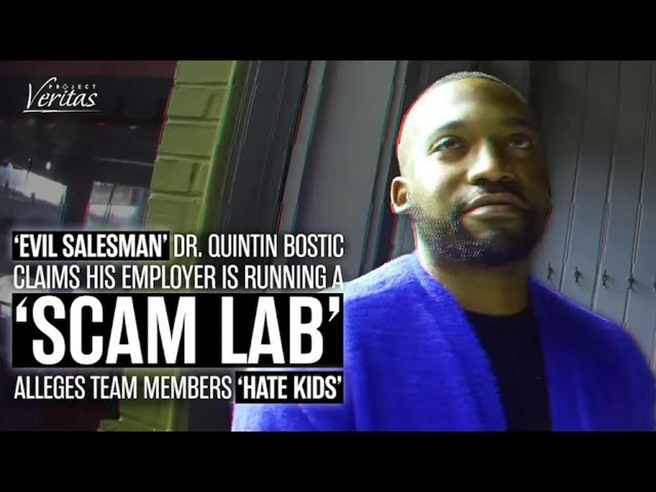 Dr. Quintin Bostic Says NonProfit The Teaching Lab is a "Scam Lab"