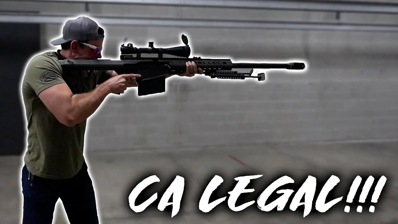 LEGALLY SHOOTING A BARRETT 50BMG AND QUIET GUNS IN CALIFORNIA