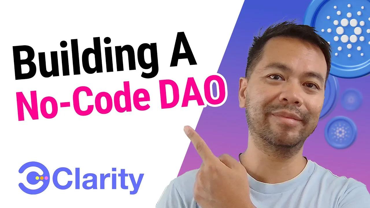 Creating a DAO on Cardano with Clarity DAO Tooling Update Interview