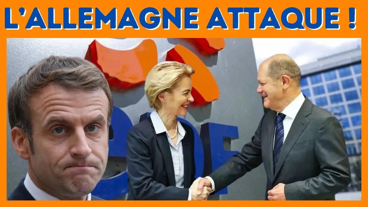 Allemagne l’incroyable attaque contre la France