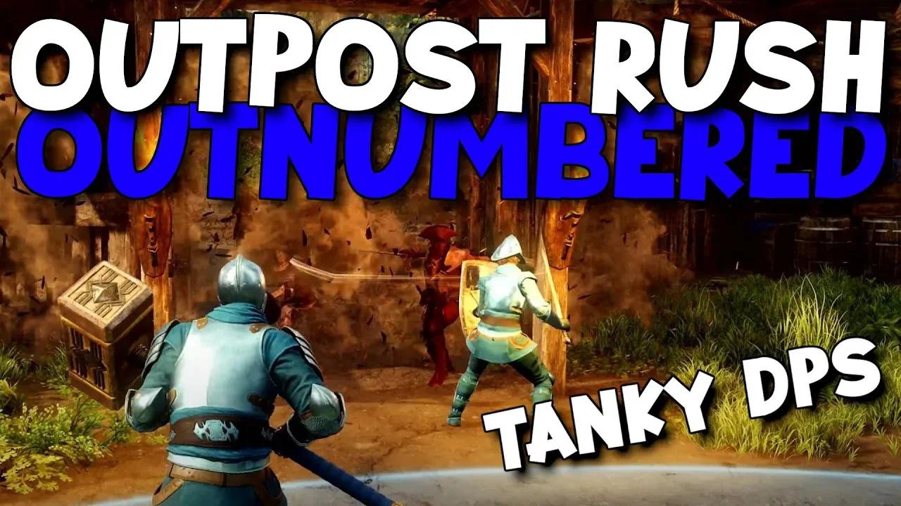 New World MAX LEVEL PVP Tanky DPS in Outpost Rush PvP Great Axe
