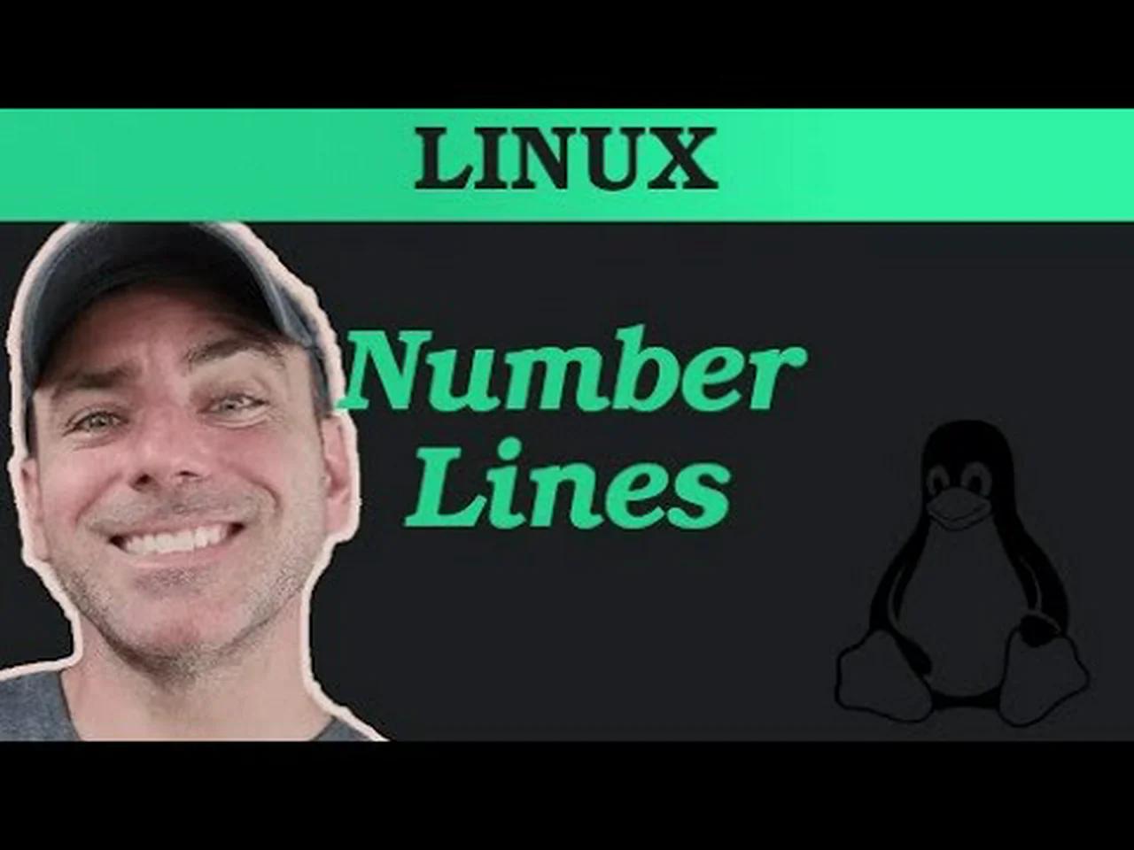 Prepending Numbers to File Lines Linux Shell