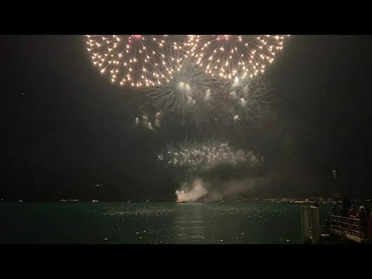 Feu d’artifice à Lutry