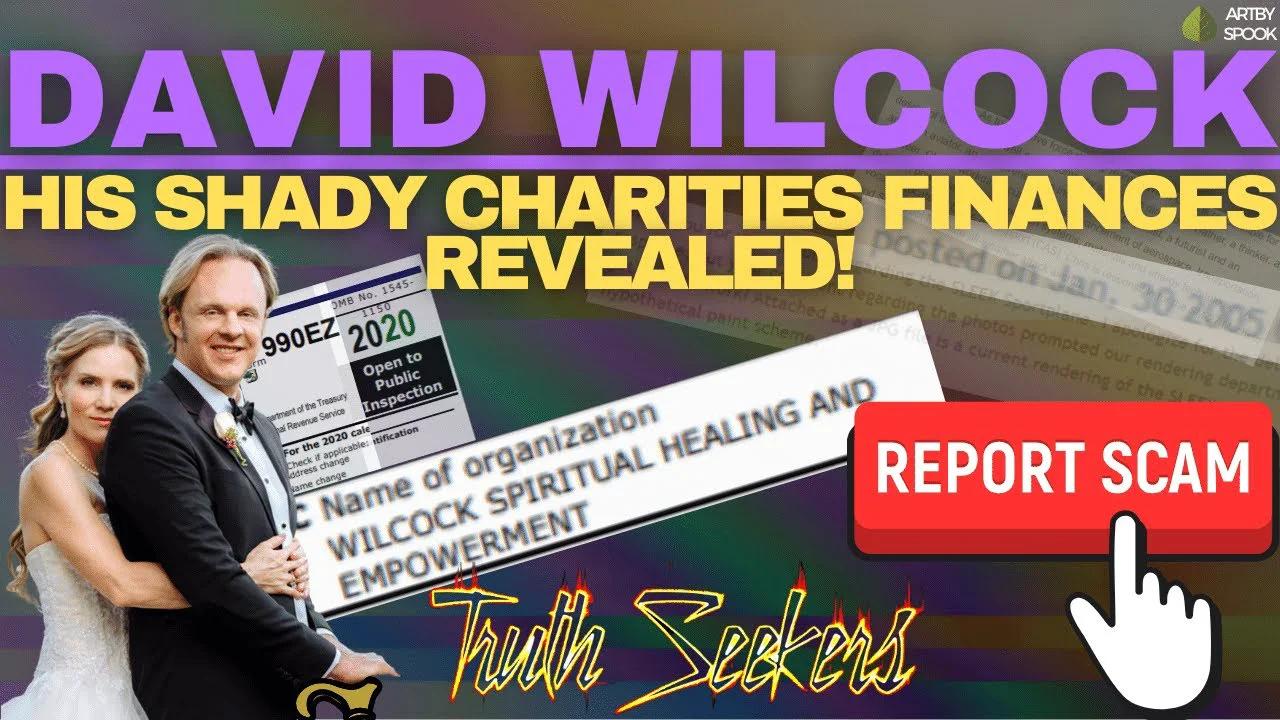 David Wilcock His shady charities finances revealed!