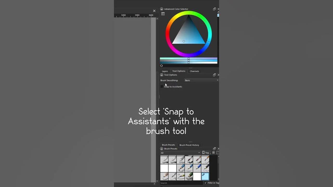 Easy Straight Lines in Krita! art digitalart