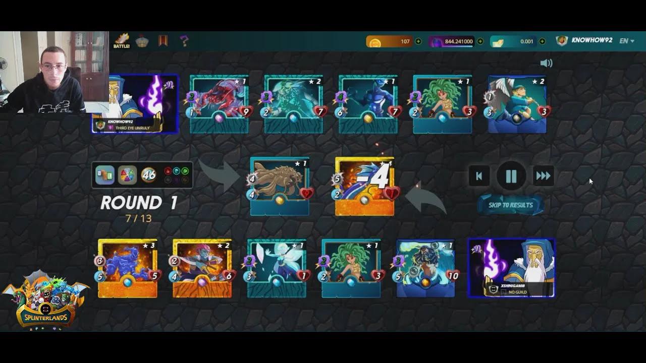 Splinterlands "Sneak" Quest 2 days in a row?!? (Gameplay & Commentary)