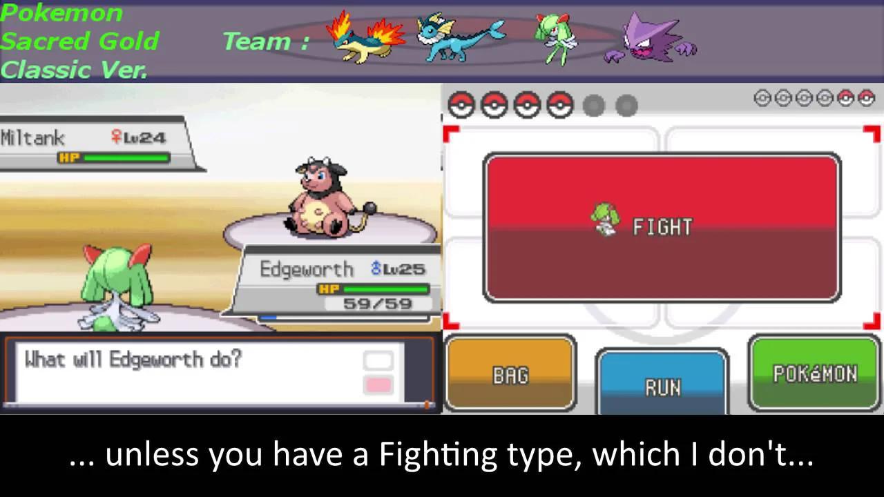 Pokemon Sacred Gold 7 Classic Gym Leader Whitney