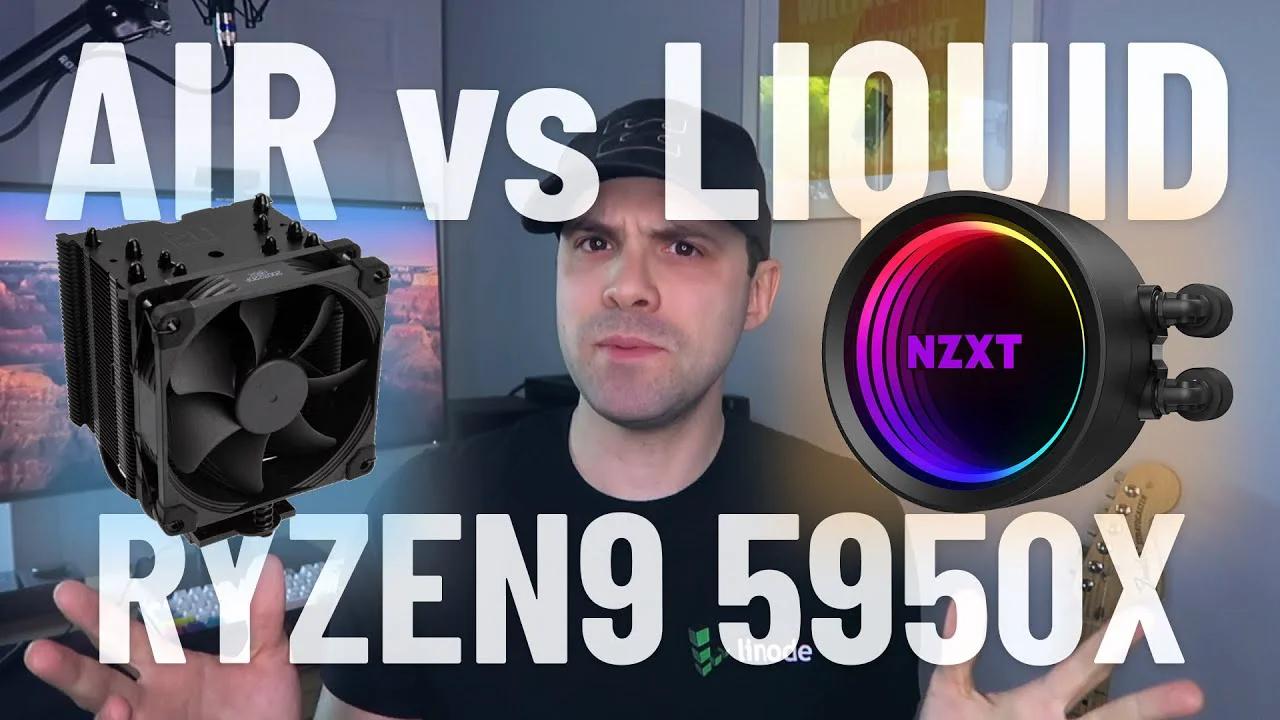 Liquid VS Air cooling for Ryzen 9 5950x in NCase M1