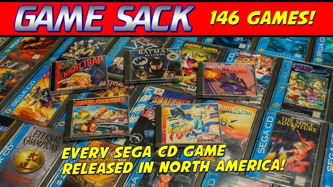 Every SEGA CD Game Released in North America! Game Sack