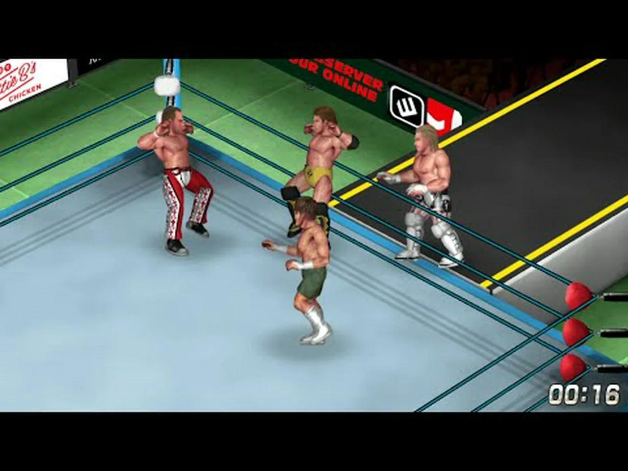 Shawn Michaels vs. Dolph Ziggler vs. Chris Sabin vs. Hook (Fire Pro