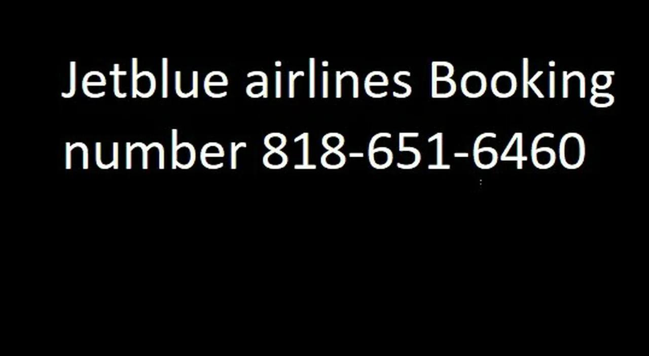 Jetblue Airlines Booking Number 8186516460