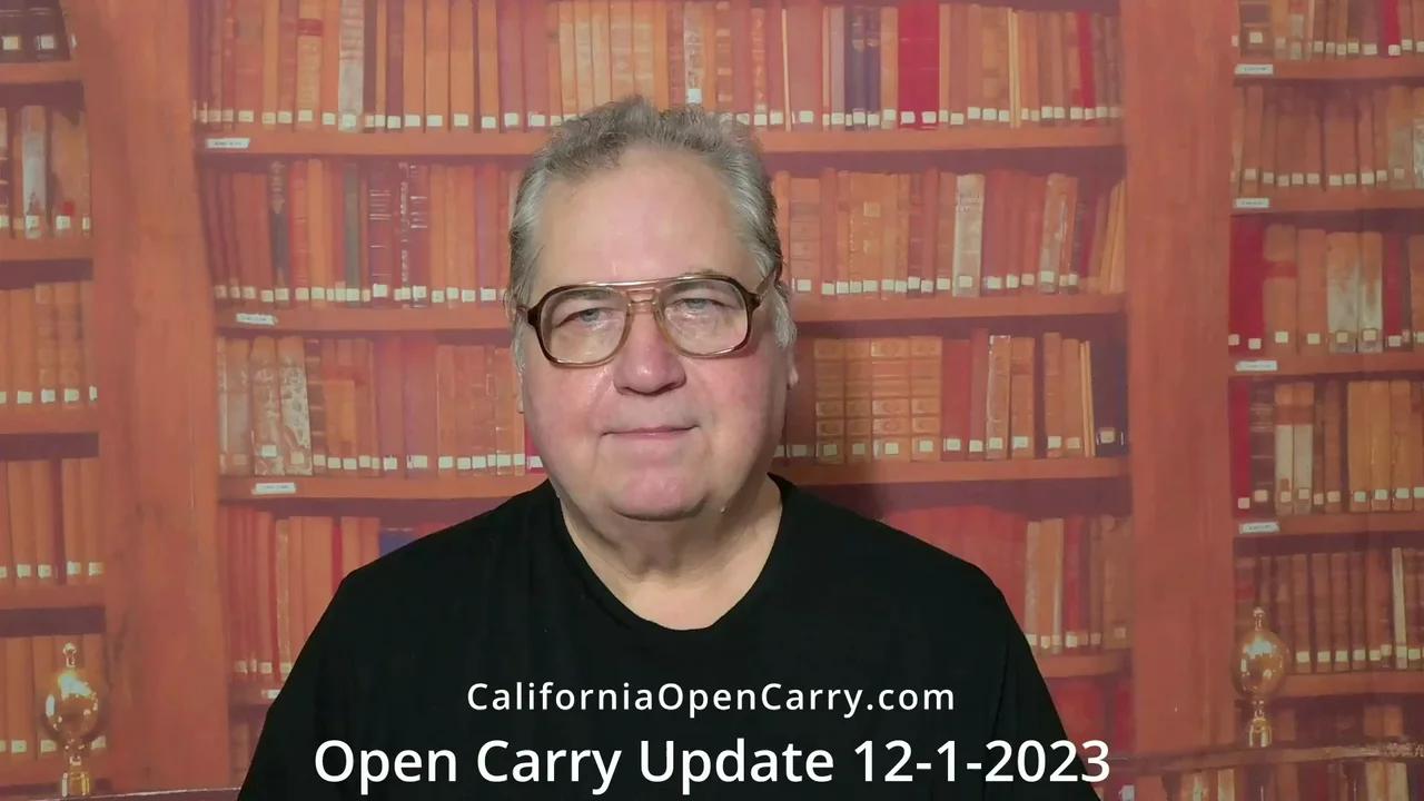 Open Carry Update 1212023